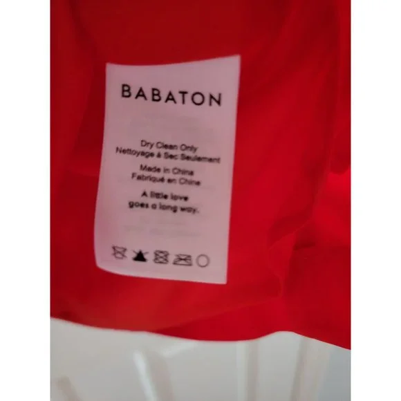 Aritzia Babaton Noah Red Mini dress size 4 Holiday Christmas - Picture 5 of 9